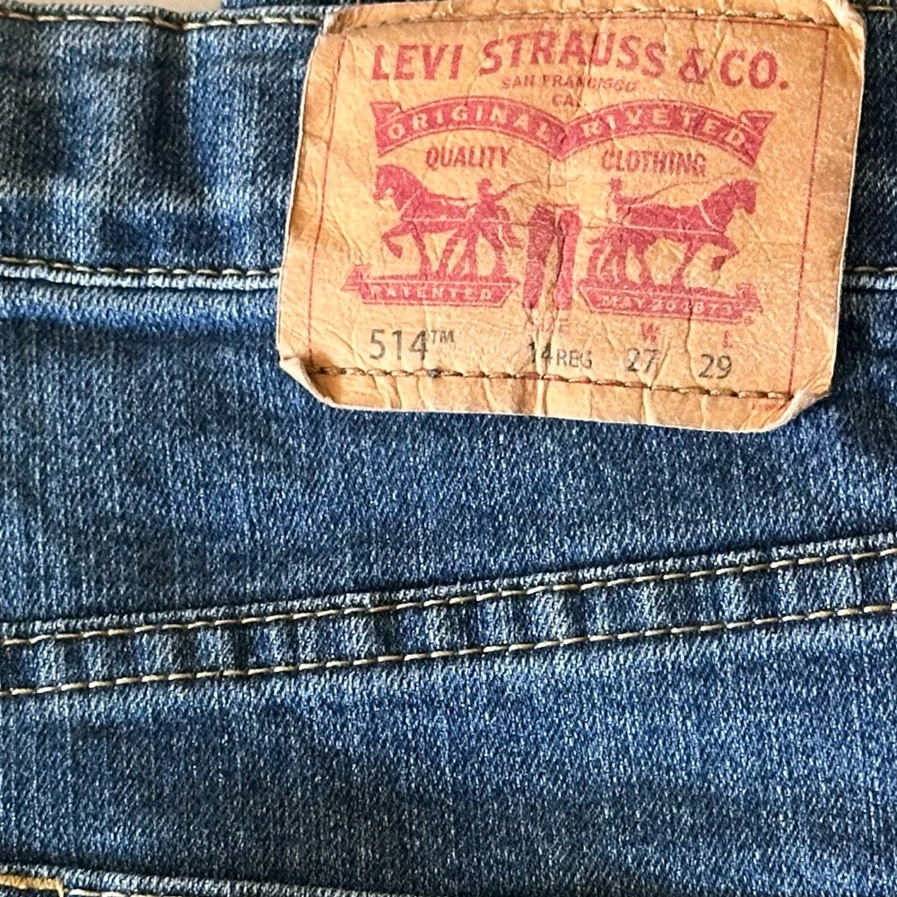 Levi’s Classic Big boys Blue Denim Jeans size 14 W27 L 29 - Picture 12 of 12